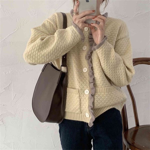 women's knits & tees seasoned sweaters for fall, soft cardigan, knitted or crocheted, korean fashion, loose, chic, casual, elegant, White
women's knits & tees seasoned sweaters for fall, soft cardigan, knitted or crocheted, korean fashion, loose, chic, casual, elegant, White