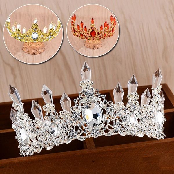 hair clips & barrettes wedding crown bridal headpiece gold silver color rhinestone crystal queen princess tiaras for woman jewelry, Golden;silver
hair clips & barrettes wedding crown bridal headpiece gold silver color rhinestone crystal queen princess tiaras for woman jewelry, Golden;silver