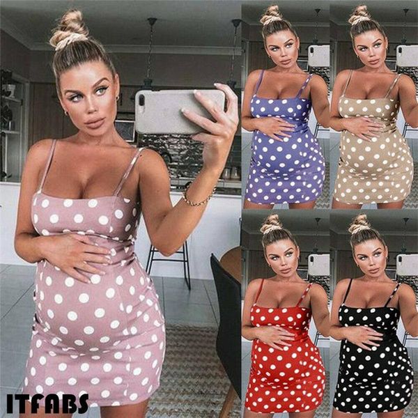 maternity dresses plus size pregnant women polka dot sleeveless bodycon mini dress summer sun loose lady, White
maternity dresses plus size pregnant women polka dot sleeveless bodycon mini dress summer sun loose lady, White
