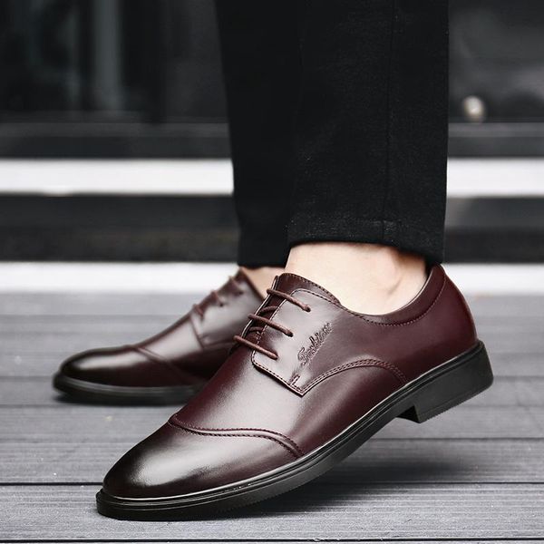dress shoes 2021 arrival men shoe genuine leather formal footwear male indestructible fashion shoelace zapatos hombre, Black
dress shoes 2021 arrival men shoe genuine leather formal footwear male indestructible fashion shoelace zapatos hombre, Black