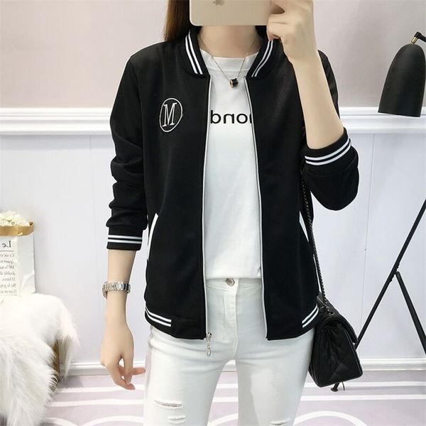 autumn women zipper long sleeve bomber coats casual stand collar patchwork loose thin baseball jacket basic outwear female 210522, Black;brown
autumn women zipper long sleeve bomber coats casual stand collar patchwork loose thin baseball jacket basic outwear female 210522, Black;brown