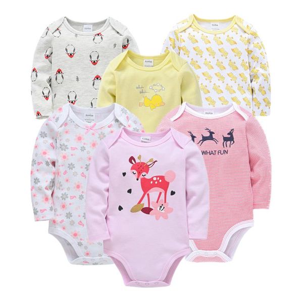 jumpsuits roupas de 3 6pcs girls pyjamas rompers cartoon infant baby clothes long sleeve pajamas toddler boy overalls, Blue
jumpsuits roupas de 3 6pcs girls pyjamas rompers cartoon infant baby clothes long sleeve pajamas toddler boy overalls, Blue