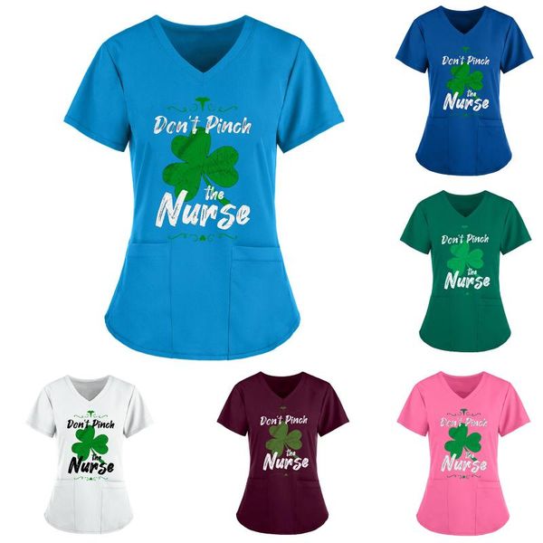 women's t-shirt lucky shamrock shirt women st patricks day funny graphic tees plus size 5xl short sleeve green clover tee j60, White
women's t-shirt lucky shamrock shirt women st patricks day funny graphic tees plus size 5xl short sleeve green clover tee j60, White
