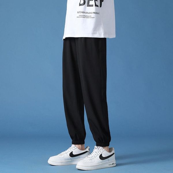 men's pants 2021 ice silk hip hop harem fitness trousers cool quick dry joggers sweatpants fashion streetwear casual, Black
men's pants 2021 ice silk hip hop harem fitness trousers cool quick dry joggers sweatpants fashion streetwear casual, Black