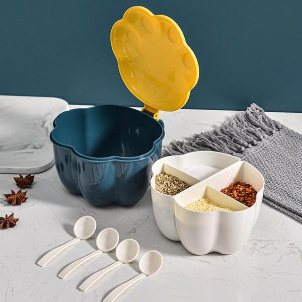 storage bottles & jars spice jar seasoning box kitchen creative cat detachable 4 grids pressing lid with spoons
storage bottles & jars spice jar seasoning box kitchen creative cat detachable 4 grids pressing lid with spoons