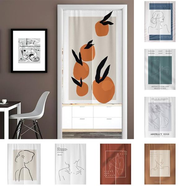curtain & drapes short kitchen doorway noren for cafe home decor entrance hanging nordic line painting door
curtain & drapes short kitchen doorway noren for cafe home decor entrance hanging nordic line painting door