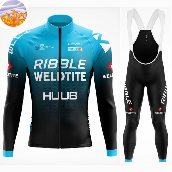 racing sets huub pro team winter thermal fleece cycling clothes men long sleeve jersey suit outdoor riding bike mtb clothing bib pants set, Black;blue
racing sets huub pro team winter thermal fleece cycling clothes men long sleeve jersey suit outdoor riding bike mtb clothing bib pants set, Black;blue