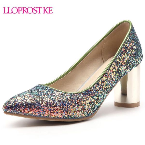 lloprost ke high heels sequins shoes women pumps single woman dress spring thick pointed toe female my947, Black
lloprost ke high heels sequins shoes women pumps single woman dress spring thick pointed toe female my947, Black