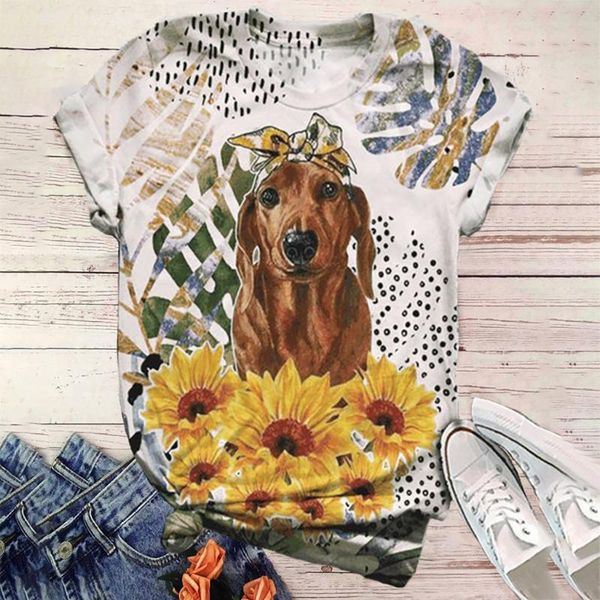 women's t-shirt summer women 3d animal printed harajuku tshirt cartoon dog 2021 plus size tee shirts camiseta mujer, White
women's t-shirt summer women 3d animal printed harajuku tshirt cartoon dog 2021 plus size tee shirts camiseta mujer, White