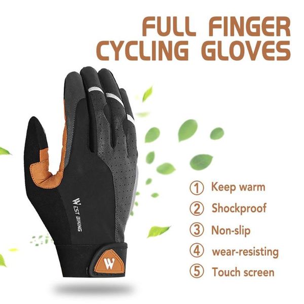cycling gloves women men full finger bicycle anti slip gel pad motorcycle mtb road bike glove luva mitten, Black 
cycling gloves women men full finger bicycle anti slip gel pad motorcycle mtb road bike glove luva mitten, Black