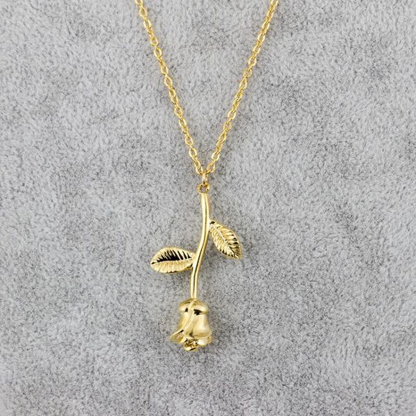 pendant necklaces rose flower pendants for women lover gold silver color stainless steel chain female necklace fashion jewelry
pendant necklaces rose flower pendants for women lover gold silver color stainless steel chain female necklace fashion jewelry