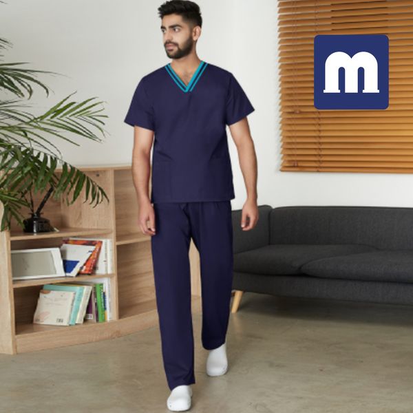 066 scrubs hospital uniform women's two piece pants nurse high end hand washing female t work elastic brush clothes pet beauty, White
066 scrubs hospital uniform women's two piece pants nurse high end hand washing female t work elastic brush clothes pet beauty, White