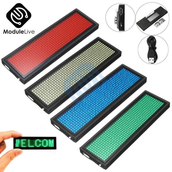 party decoration 4 colors led mini digital display programmable rechargeable scrolling name message tag badge sign 15 languages for event
party decoration 4 colors led mini digital display programmable rechargeable scrolling name message tag badge sign 15 languages for event