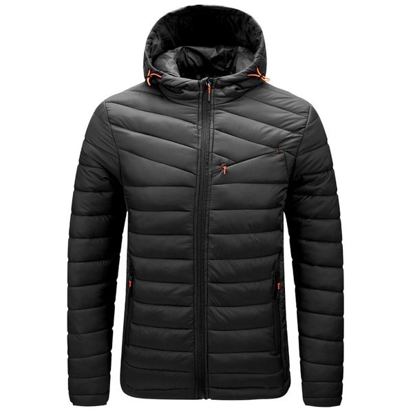 men's winter coat korean young and middle-aged take off cap zipper cotton padded men's jacket, Black
men's winter coat korean young and middle-aged take off cap zipper cotton padded men's jacket, Black
