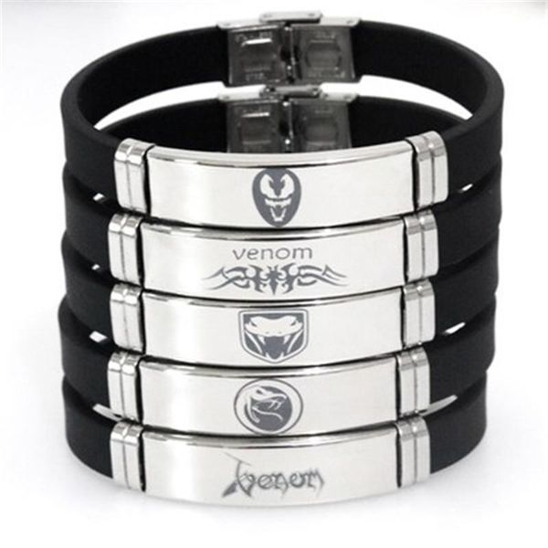 charm bracelets 2021 venom film and television around stainless steel silicone bracelet life guardian, Golden;silver
charm bracelets 2021 venom film and television around stainless steel silicone bracelet life guardian, Golden;silver