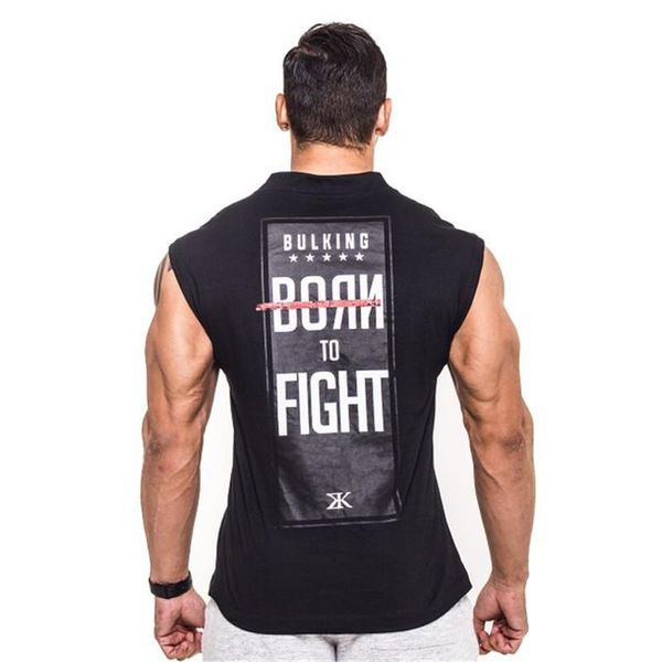 men' tank vest gyms sports bodybuilding fitness cotton leisure sleeveless singlet casual men clothes, White;black
men' tank vest gyms sports bodybuilding fitness cotton leisure sleeveless singlet casual men clothes, White;black