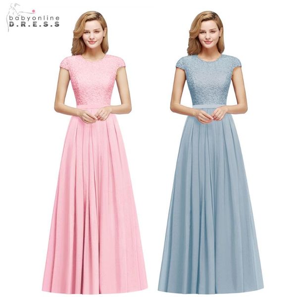 bridesmaid dress elegant lace chiffon long dresses 2021 charming short sleeve wedding guest burgundy robe demoiselle d'honneur, White;pink
bridesmaid dress elegant lace chiffon long dresses 2021 charming short sleeve wedding guest burgundy robe demoiselle d'honneur, White;pink