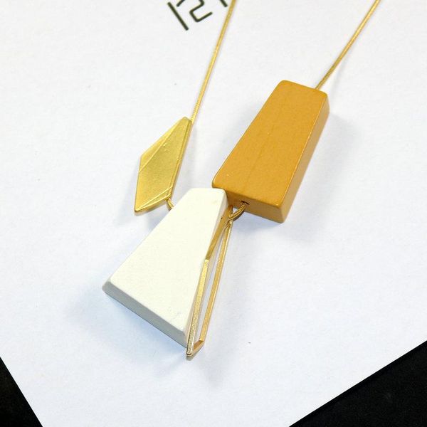 pendant necklaces simple women sweater necklace geometric wood fashion jewelry long snake chain trendy accessories, Silver
pendant necklaces simple women sweater necklace geometric wood fashion jewelry long snake chain trendy accessories, Silver