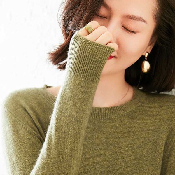 women sweater o-neck 100% pure goat cashmere knitting pullovers female winter soft warm jumpers long sleeve cloth 210922, White;black
women sweater o-neck 100% pure goat cashmere knitting pullovers female winter soft warm jumpers long sleeve cloth 210922, White;black