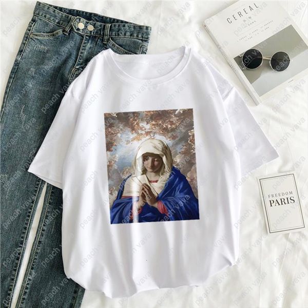 our of belief oil painting womens t shirt angel baby print casual loose summer funny large size retro female, White
our of belief oil painting womens t shirt angel baby print casual loose summer funny large size retro female, White