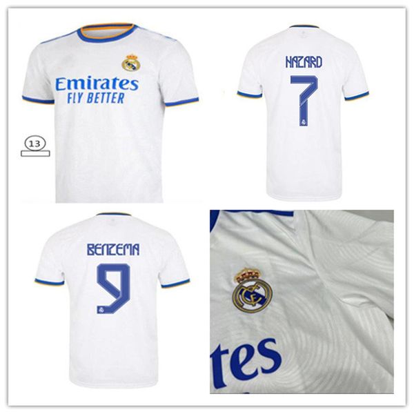 21 22 real madrid soocer jerseys football shirt 2021 2022 hazard sergio ramos benzema asensio vinicus jr camiseta de fútbol, Black;yellow
21 22 real madrid soocer jerseys football shirt 2021 2022 hazard sergio ramos benzema asensio vinicus jr camiseta de fútbol, Black;yellow