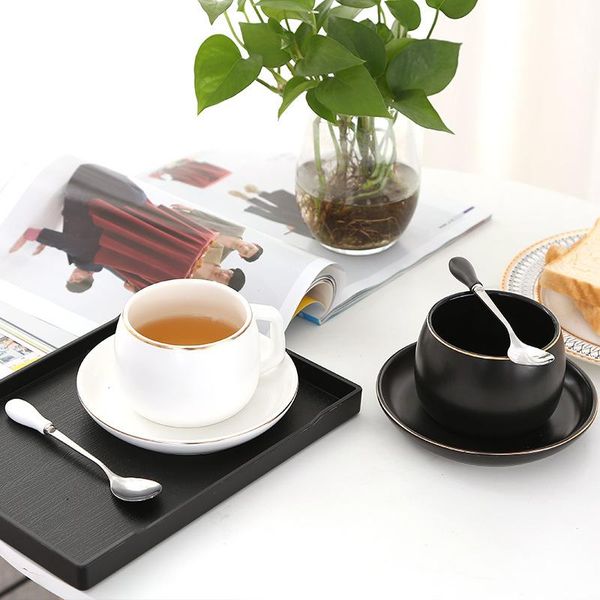 cups & saucers creative simple coffee cup ceramic modern gold rim with spoon turkish solid color tazas de cafe drinkware be50mu
cups & saucers creative simple coffee cup ceramic modern gold rim with spoon turkish solid color tazas de cafe drinkware be50mu