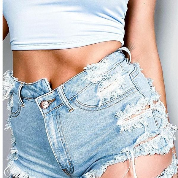 women's shorts summer woman ripped denim high waist irregular tassel slim jeans s-2xl 2021, White;black
women's shorts summer woman ripped denim high waist irregular tassel slim jeans s-2xl 2021, White;black