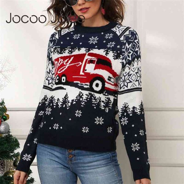winter christmas sweater elegant snowflake print loose pullover casual long sleeve warm thick knitted jumpers 210416, White;black
winter christmas sweater elegant snowflake print loose pullover casual long sleeve warm thick knitted jumpers 210416, White;black