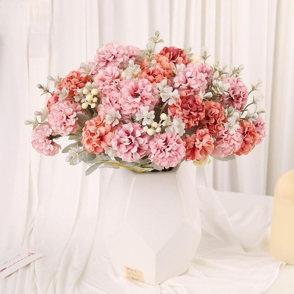 decorative flowers & wreaths hydrangea artificial luxurious bouquet wedding decoration for home table decor sky blue fake
decorative flowers & wreaths hydrangea artificial luxurious bouquet wedding decoration for home table decor sky blue fake