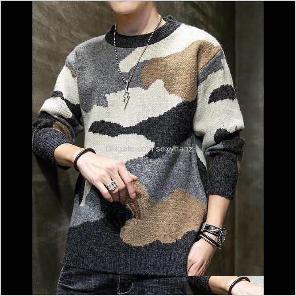 sweaters clothing apparel drop delivery 2021 long sleeve sweater mens autumn round neck loose fashion camouflage bottomed shirt qlmrz, White;black
sweaters clothing apparel drop delivery 2021 long sleeve sweater mens autumn round neck loose fashion camouflage bottomed shirt qlmrz, White;black