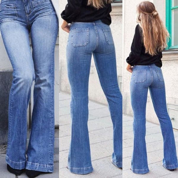 womens flared jeans skinny ladies high waist casual denim pants boot cut trousers female spring autumn women's, Blue
womens flared jeans skinny ladies high waist casual denim pants boot cut trousers female spring autumn women's, Blue