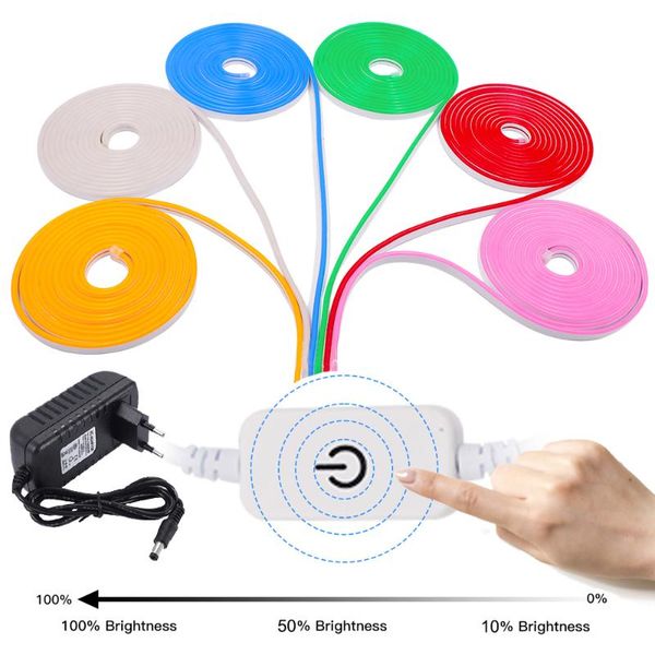 strips dimmable led strip light dc12v neon 2835 120leds tape ribbon flexible sign waterproof rope for decoration
strips dimmable led strip light dc12v neon 2835 120leds tape ribbon flexible sign waterproof rope for decoration