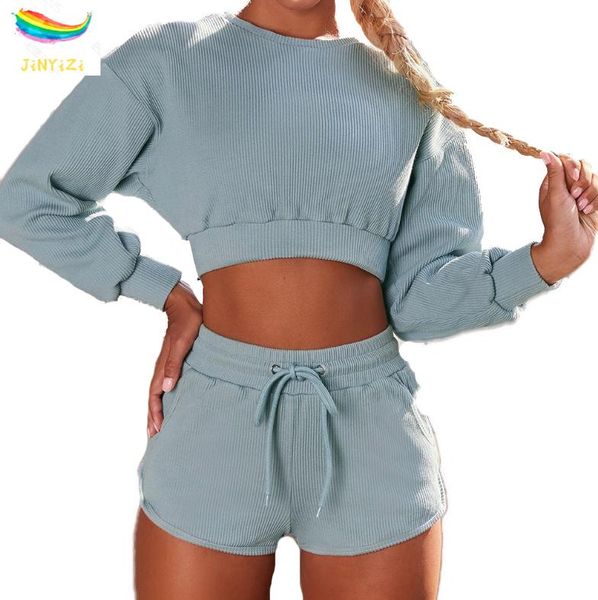yoga outfit women soft comfort loose ribbed exercise shorts and sweatshirt set wholesale seamless leggings short for woman 2 piec
yoga outfit women soft comfort loose ribbed exercise shorts and sweatshirt set wholesale seamless leggings short for woman 2 piec