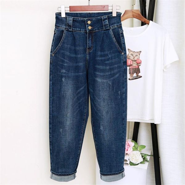 women's jeans vintage women high waist plus size denim harem pants boyfriend streetwear casual mom femme clothes 5xl q1295, Blue
women's jeans vintage women high waist plus size denim harem pants boyfriend streetwear casual mom femme clothes 5xl q1295, Blue