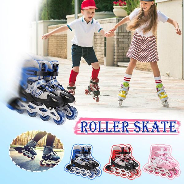 children roller skates shoes 4 wheel skating adjustable rollerskating for teenager tyle patins kids toys 40# inline &
children roller skates shoes 4 wheel skating adjustable rollerskating for teenager tyle patins kids toys 40# inline &