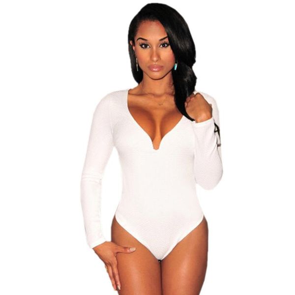 women's jumpsuits & rompers women long sleeve bodysuits ladies v-neck backless bodycon skinny casual solid playsuits, Black;white
women's jumpsuits & rompers women long sleeve bodysuits ladies v-neck backless bodycon skinny casual solid playsuits, Black;white