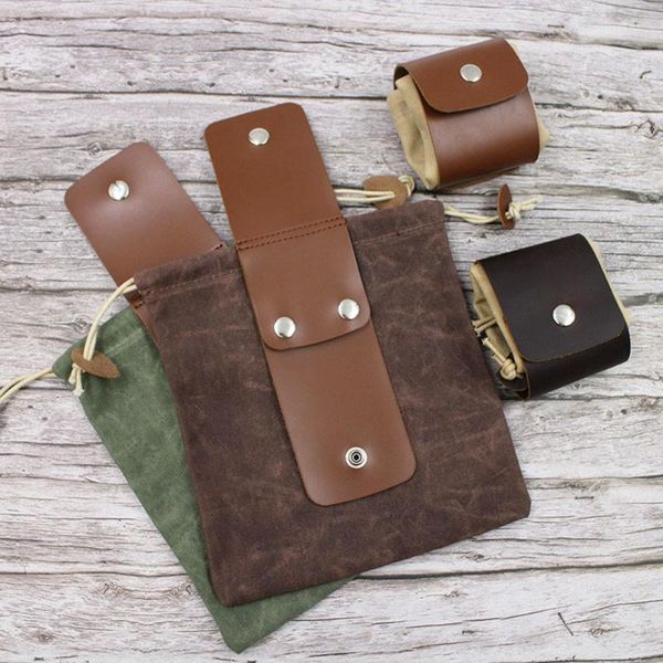 leather and canvas bushcraft foraging bag pouch for outdoor hiking camping easy looping with belts fruit picking storage bags
leather and canvas bushcraft foraging bag pouch for outdoor hiking camping easy looping with belts fruit picking storage bags
