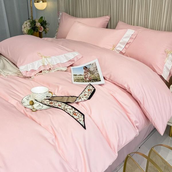 bedding sets summer ice silk bed 4 times washed smooth naked sleep sheet bag pink princess wind ins4 three-piece suit
bedding sets summer ice silk bed 4 times washed smooth naked sleep sheet bag pink princess wind ins4 three-piece suit