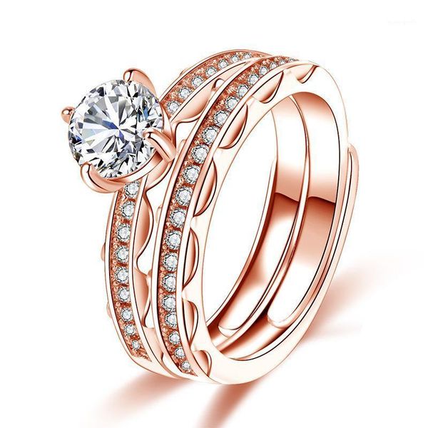wedding rings ywshk adjustable for women simple design double stackable fashion jewelry bridal sets engagement ring accessory1, Slivery;golden
wedding rings ywshk adjustable for women simple design double stackable fashion jewelry bridal sets engagement ring accessory1, Slivery;golden