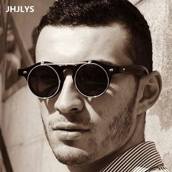sunglasses jhjlys retro gothic steampunk men's polarized ladies round1, White;black 
sunglasses jhjlys retro gothic steampunk men's polarized ladies round1, White;black