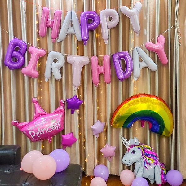 party decoration happy birthday balloons set for kids girl boy wife women balloon home decorations supplies baby shower
party decoration happy birthday balloons set for kids girl boy wife women balloon home decorations supplies baby shower