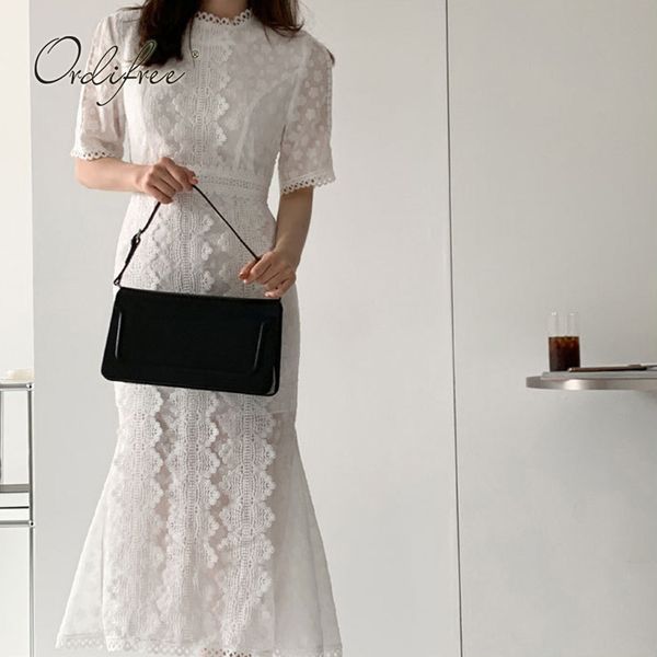 summer women party mermaid short sleeve white lace slim midi dress 210415, Black;gray
summer women party mermaid short sleeve white lace slim midi dress 210415, Black;gray