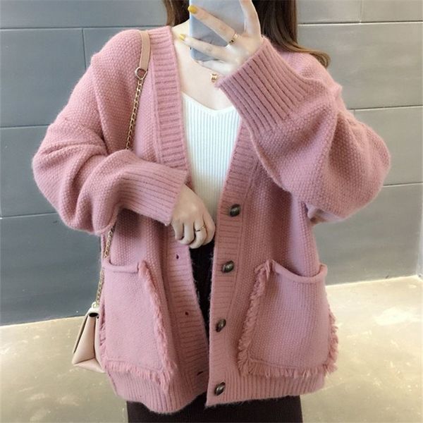 women's sweaters spring fall fashion big pocket women's knitted shirt 6 colour korean jacket loose with low-cut v-sleeve cardigan, White;black
women's sweaters spring fall fashion big pocket women's knitted shirt 6 colour korean jacket loose with low-cut v-sleeve cardigan, White;black