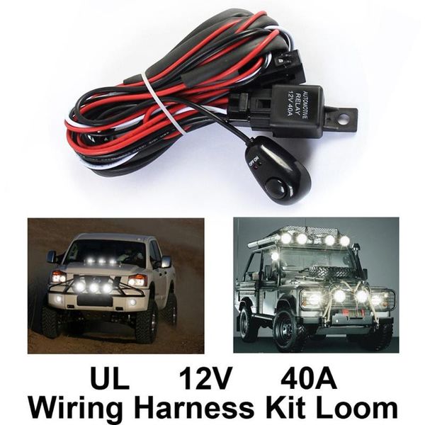 other lighting system universal 12v 40a car fog light wiring harness kit loom with fuse and relay switch for led work driving bar
other lighting system universal 12v 40a car fog light wiring harness kit loom with fuse and relay switch for led work driving bar