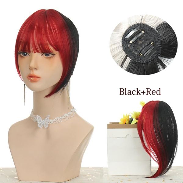 synthetic wigs short bangs heat resistant hairpieces hair women natural fake clips for black-red
synthetic wigs short bangs heat resistant hairpieces hair women natural fake clips for black-red