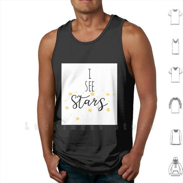 mean girls i see stars tank vest 100% cotton musical broadway, White;black 
mean girls i see stars tank vest 100% cotton musical broadway, White;black