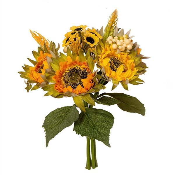 decorative flowers & wreaths sunflower bunch with fake grass and leaves artificial silk hand flores artificiales home wedding decor
decorative flowers & wreaths sunflower bunch with fake grass and leaves artificial silk hand flores artificiales home wedding decor