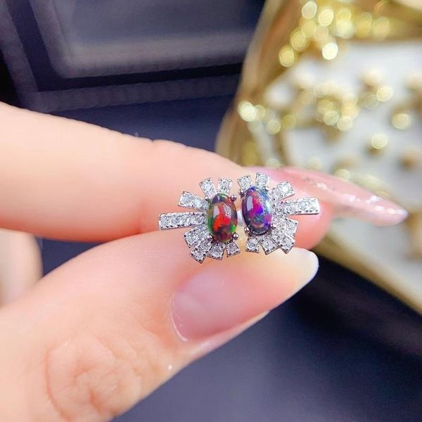 stud australia black opal with 925 silver earrings luxury jewelry women 3*5mm, Golden;silver
stud australia black opal with 925 silver earrings luxury jewelry women 3*5mm, Golden;silver