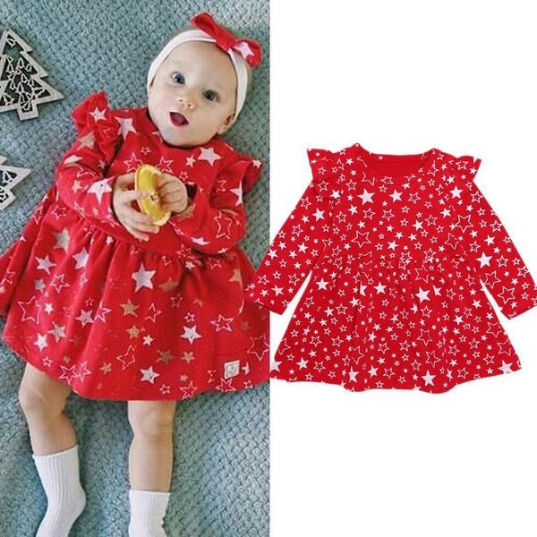girl's dresses 2021 fashion baby girl dress long sleeves winter print princess born kids clothes, Red;yellow
girl's dresses 2021 fashion baby girl dress long sleeves winter print princess born kids clothes, Red;yellow