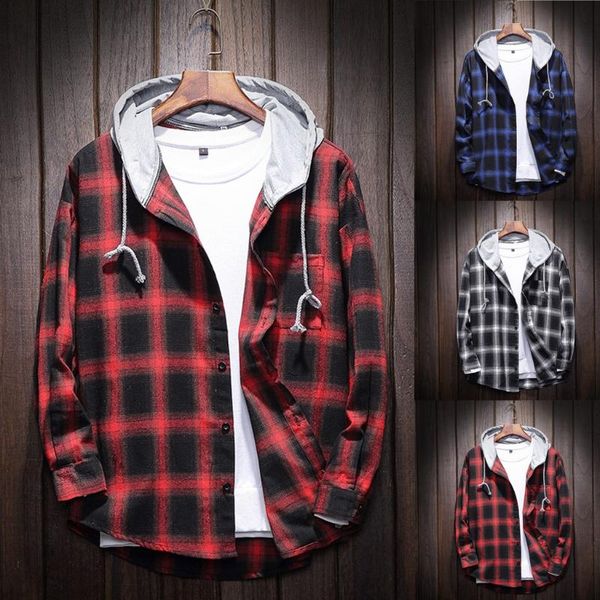 fashion men's casual pliad slim long sleeve dress hooded shirt blouse streetwear jacket oversized coat clothing shirts, White;black
fashion men's casual pliad slim long sleeve dress hooded shirt blouse streetwear jacket oversized coat clothing shirts, White;black